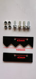 Blades for 150mm 200mm 250mm 300mm Auger bit Borer Post Hole Digger Holes 43cm