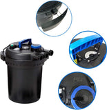 SUNSUN Aquarium External Canister Filter Aqua Fish Tank Pond Water UV Light 10000 L/H