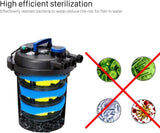 SUNSUN Aquarium External Canister Filter Aqua Fish Tank Pond Water UV Light 10000 L/H