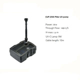 Grech All in one Pump + filter + UVC + Fountain 1000LPH 9W UV Clarifier Media CUF-2500