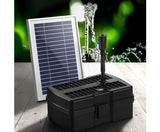 500LPH Solar Pond Pump with Eco Filter Box Water Fountain Kit