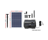 800LPH Solar Pond Pump with Eco Filter Box Water Fountain Kit