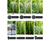 2.9m Solar Powered Pond Pump Outdoor Waterfall Bird Bath Fountains Kits
