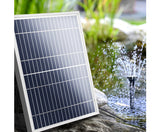 2.9m Solar Powered Pond Pump Outdoor Waterfall Bird Bath Fountains Kits
