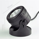 Underwater Submersible LED Solar Pool Lights with 3 Spotlight Heads Decoration
