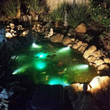 Underwater Submersible LED Solar Pool Lights with 3 Spotlight Heads Decoration