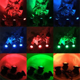 Underwater Submersible LED Solar Pool Lights with 3 Spotlight Heads Decoration