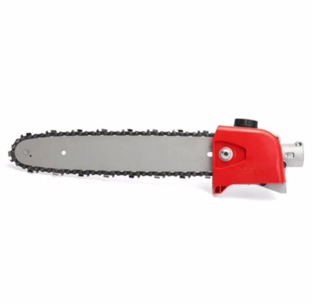 7t 7 Spline Polesaw Pole Saw Head Gearbox With 12 Inch Bar And Chain 