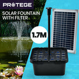 1360L 20W Solar Powered Water Fountain Pump Pond Kit with Eco Filter Box
