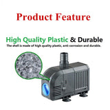 Submersible Water Pump Aquarium Fish Tank Koi Pond Garden fountain fall filter