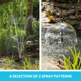 1360L 20W Solar Powered Water Fountain Pump Pond Kit with Eco Filter Box