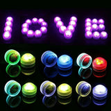 Aquarium Submersible Underwater RGB LED Light Remote Control Fish Tank Ball Lamp