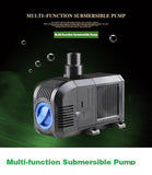 Submersible Water Pump Aquarium Fish Tank Koi Pond Garden fountain fall filter