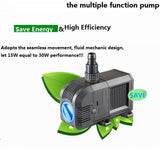 Submersible Water Pump Aquarium Fish Tank Koi Pond Garden fountain fall filter