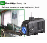 Submersible Water Pump Aquarium Fish Tank Koi Pond Garden fountain fall filter