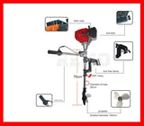 4 Stroke GX35 Engine Petrol Outboard Motor Fishing Boat Kayak Air cool