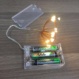 2-10M LED Copper Wire String Lights Fairy Lights Xmas Party Waterproof battery