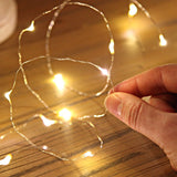2-10M LED Copper Wire String Lights Fairy Lights Xmas Party Waterproof battery