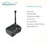 Grech All in one Pump + filter + UVC + Fountain 2500LPH 9W UV Clarifier Media