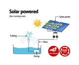 1100LPH Garden Solar Pond Pump Water Fountain Outdoor Submersible pump