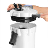 55W 2000LPH External Canister Aquarium Fish Tank Filter 9W UV STERILIZER Media