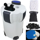 55W 2000LPH External Canister Aquarium Fish Tank Filter 9W UV STERILIZER Media