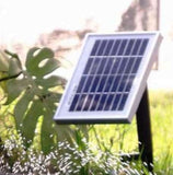 Solar pump Garden Outdoor Black Granite Couple Ball Water Fountain Feature SL411
