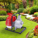 Petrol Water Pump 52CC Portable 2 Stroke Garden Irrigation Clean Transfer 1.95KW