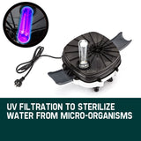 60W 2400L External Canister Aquarium Fish Tank Filter 9W UV STERILIZER