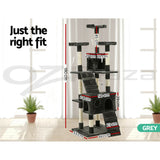 180cm Cat Tree Trees Scratching Post Scratcher Tower Condo House Furniture Wood Beige