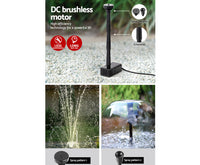 500LPH Solar Submersible pump Outdoor POND Pool Garden WATER Fountain Feature