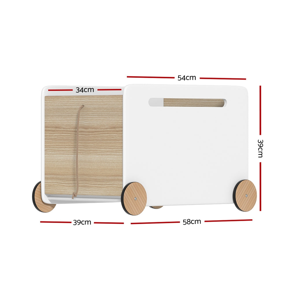 Keezi Kids Toy Box Container Children Chest Storage Clothes Organiser ...