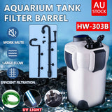 Aquarium External Canister Filter Aqua Fish Tank Pond Pump UV Light 1400 L/H AU