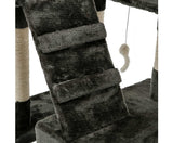 180cm Cat Tree Trees Scratching Post Scratcher Tower Condo House Furniture Wood Grey
