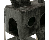 180cm Cat Tree Trees Scratching Post Scratcher Tower Condo House Furniture Wood Grey