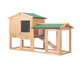 Large wooden Chicken Coop Rabbit Hutch Waterproof Pet House