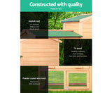 Large wooden Chicken Coop Rabbit Hutch Waterproof Pet House