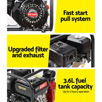 2 Inch 8HP High Flow Petrol Water Pump 4-Stroke 210CC OHV Air-Cooled