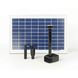 650Lph Solar Panel Pond Pump Battery Backup and Led Light water fountain 4.1M H