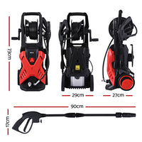 High Pressure Washer 2400PSI Electric Water Cleaner Pump 10M Jet Hose