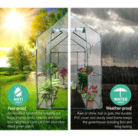 1.9M X 1.2M Greenhouse Garden Shed Green House 1.9X1.2M Storage Greenhouses Clear