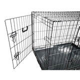 48' Pet Crate Portable Metal Frame Kennel Dog Rabbit Cage House