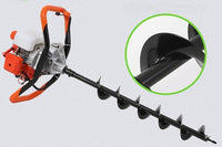 65CC Petrol Post Hole Digger Ice Drill Power Planter Auger Borer