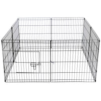 75cm 8 Panel Pet Pen Dog Puppy Rabbit Enclosure playpen