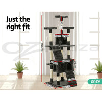 180cm Cat Tree Trees Scratching Post Scratcher Tower Condo House Furniture Wood
