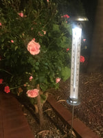 2 in 1 Solar powered Thermometer Celsius Scale and solar light E54