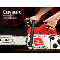 62cc Petrol Commercial Chainsaw E-Start Top Handle 20" Bar Tree Chain Saw