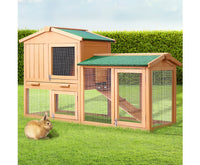 Large wooden Chicken Coop Rabbit Hutch Waterproof Pet House