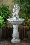 Solar pump powered Garden Outdoor Fairy Flower Water Fountain Feature SL277