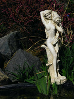 Garden Water Fountain Pond Feature Sculpture Girl with Solar Powered pump SL605